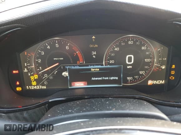 ✅ 2015 Cadillac CTS Premium RWD • VIN: 1G6AT5S39F0134968 • Lot: 86715145. Listed on Copart with 112,437 mi. Free auction sales archive from the USA and detailed vehicle history report at DreamBid. Image 9.