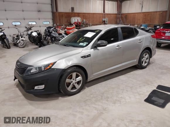 ✅ 2015 Kia Optima LX • VIN: 5XXGM4A74FG355766 • Lot: 42343497. Listed on IAAI with 155,482 mi. Free auction sales archive from the USA and detailed vehicle history report at DreamBid. Image 2.