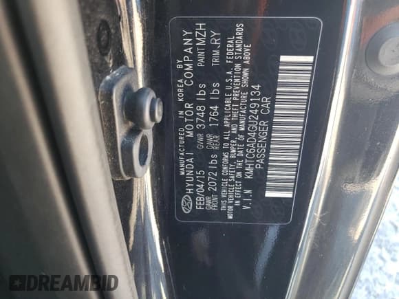 ✅ 2016 Hyundai Veloster • VIN: KMHTC6AD4GU249134 • Lot: 45205165. Wystawiony na Copart z przebiegiem 108 736 mil. Bezpłatny archiwum sprzedaży aukcyjnych z USA i szczegółowy raport historii pojazdu na DreamBid. Zdjęcie 12.