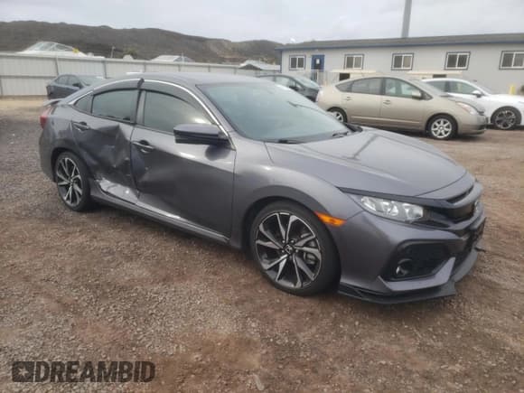 ✅ 2019 Honda Civic Si • VIN: 2HGFC1E5XKH703813 • Lot: 46313794. Listed on Copart with 33,112 mi. Free auction sales archive from the USA and detailed vehicle history report at DreamBid. Image 4.
