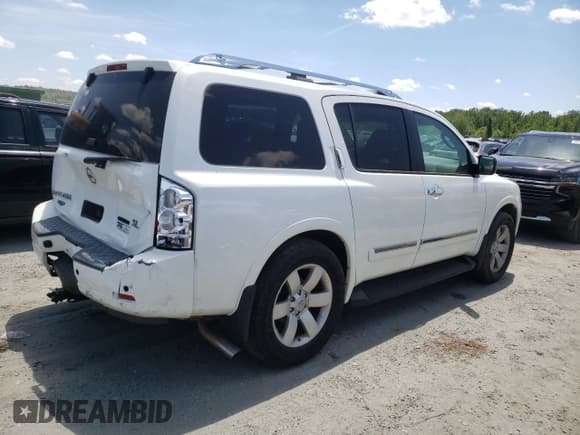 ✅ 2011 Nissan Armada SV • VIN: 5N1BA0NDXBN624472 • Лот: 56108755. Опубликован ранее на Copart с пробегом 156 239 миль. Бесплатный доступ к архиву аукционных продаж из США и подробный отчёт об истории автомобиля на DreamBid. Изображение 3.