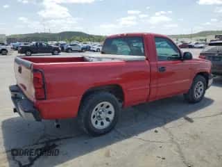 2006 Chevrolet Silverado 1500 Work Truck z VIN 3GCEC14X76G182536, wystawiony jako Copart lot #65657284 z przebiegiem 132 112 mil mil oraz Szkoda całkowita • Salvage title. Historia ofert i sprzedaży dostępna na DreamBid. Obrazek 3.