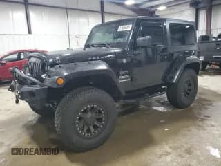 ✅ 2014 Jeep Wrangler Sport • VIN: 1C4AJWAG8EL190927 • Lot: 91586655. Listed on Copart with 95,474 mi. Free auction sales archive from the USA and detailed vehicle history report at DreamBid. Image 1.