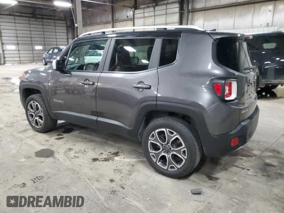 ✅ 2017 Jeep Renegade Limited • VIN: ZACCJBDB7HPE78018 • Лот: 58027535. Опубликован ранее на Copart с пробегом 133 145 миль. Бесплатный доступ к архиву аукционных продаж из США и подробный отчёт об истории автомобиля на DreamBid. Изображение 2.
