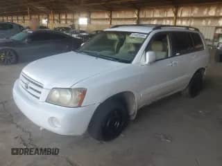 2003 Toyota Highlander z VIN JTEGF21A230082295, wystawiony jako Copart lot #81482595 z przebiegiem Nie podano mil oraz Czysty tytuł • Clean title. Historia ofert i sprzedaży dostępna na DreamBid. Obrazek 1.