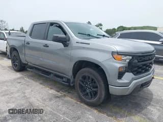 ✅ 2023 Chevrolet Silverado 1500 Custom • VIN: 1GCPDBEK3PZ155074 • Lot: 42401254. Listed on IAAI with 21,460 mi. Free auction sales archive from the USA and detailed vehicle history report at DreamBid. Image 1.