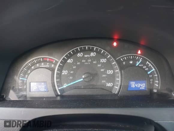 2012 Toyota Camry LE with VIN 4T1BF1FK9CU625415, listed as a IAAI auction lot 43506427 with 164,340 mi miles and . Bid and sale history available at DreamBid. Image 7.