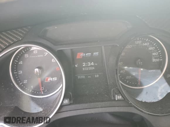 ✅ 2014 Audi RS 5 • VIN: WUAC6AFR5EA900176 • Lot: 72958994. Listed on Copart with 71,772 mi. Free auction sales archive from the USA and detailed vehicle history report at DreamBid. Image 9.