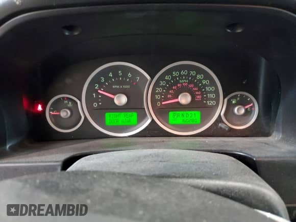 2005 Mercury Mariner Luxury with VIN 4M2YU56115DJ27306, listed as a Copart auction lot 71681045 with 160,280 mi miles and Non repairable. Bid and sale history available at DreamBid. Image 9.