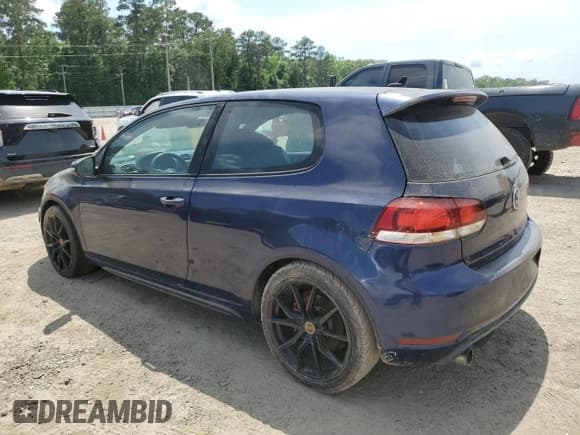 ✅ 2012 Volkswagen Golf GTI w/Conv & Sunroof • VIN: WVWEV7AJ4CW222484 • Lot: 57270915. Listed on Copart with Not provided. Free auction sales archive from the USA and detailed vehicle history report at DreamBid. Image 2.