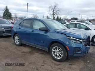 ✅ 2024 Chevrolet Equinox LS • VIN: 3GNAXHEGXRL209127 • Лот: 41492666. Опубликован ранее на IAAI с пробегом 18 585 миль. Бесплатный доступ к архиву аукционных продаж из США и подробный отчёт об истории автомобиля на DreamBid. Изображение 1.
