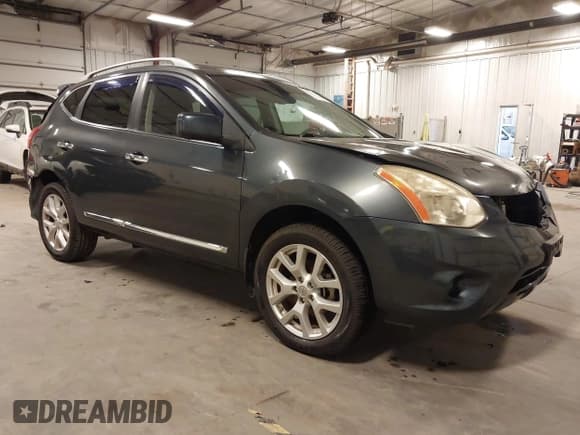 ✅ 2012 Nissan Rogue SL • VIN: JN8AS5MT2CW279344 • Lot: 43072924. Listed on IAAI with 185,326 mi. Free auction sales archive from the USA and detailed vehicle history report at DreamBid. Image 1.