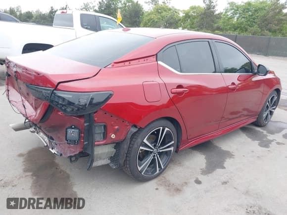 ✅ 2020 Nissan Sentra SR • VIN: 3N1AB8DV6LY306359 • Lot: 42402723. Listed on IAAI with 134,493 mi. Free auction sales archive from the USA and detailed vehicle history report at DreamBid. Image 4.