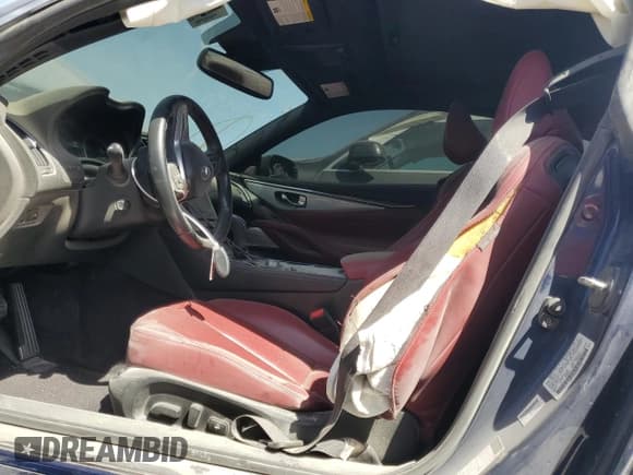 ✅ 2017 Infiniti Q60 Red Sport 400 • VIN: JN1FV7EK0HM610308 • Lot: 48309595. Listed on Copart with 62,325 mi. Free auction sales archive from the USA and detailed vehicle history report at DreamBid. Image 7.