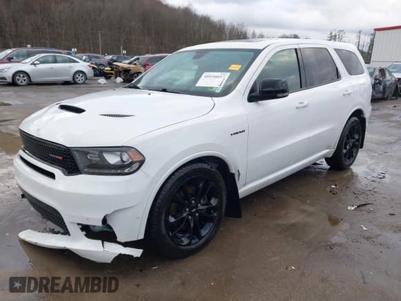 ✅ 2020 Dodge Durango R/T • VIN: 1C4SDJCT3LC412375 • Lot: 40950057. Listed on IAAI with 46,437 mi. Free auction sales archive from the USA and detailed vehicle history report at DreamBid. Image 2.