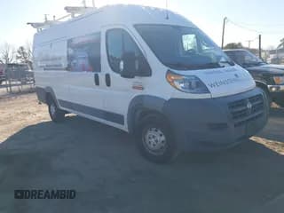 ✅ 2017 Ram ProMaster Cargo • VIN: 3C6URVJG6HE551981 • Lot: 41708030. Listed on IAAI with 131,023 mi. Free auction sales archive from the USA and detailed vehicle history report at DreamBid. Image 1.