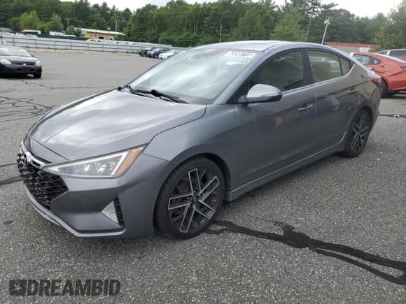 ✅ 2019 Hyundai Elantra Sport • VIN: KMHD04LB3KU820277 • Lot: 63289715. Listed on Copart with 117,689 mi. Free auction sales archive from the USA and detailed vehicle history report at DreamBid. Image 1.