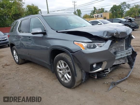 ✅ 2020 Chevrolet Traverse LT Cloth • VIN: 1GNERGKW4LJ171782 • Lot: 43415058. Wystawiony na IAAI z przebiegiem 76 109 mil. Bezpłatny archiwum sprzedaży aukcyjnych z USA i szczegółowy raport historii pojazdu na DreamBid. Zdjęcie 1.