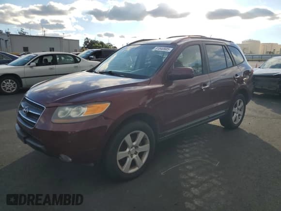 ✅ 2007 Hyundai Santa Fe SE • VIN: 5NMSH73E27H078467 • Lot: 91840905. Listed on Copart with 193,552 mi. Free auction sales archive from the USA and detailed vehicle history report at DreamBid. Image 1.