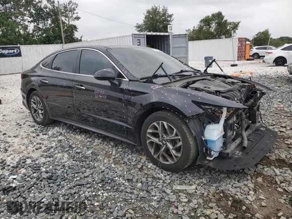 2021 Hyundai Sonata SEL with VIN 5NPEF4JA7MH102228, listed as a Copart auction lot 72037275 with 98,688 mi miles and Salvage title. Bid and sale history available at DreamBid. Image 4.