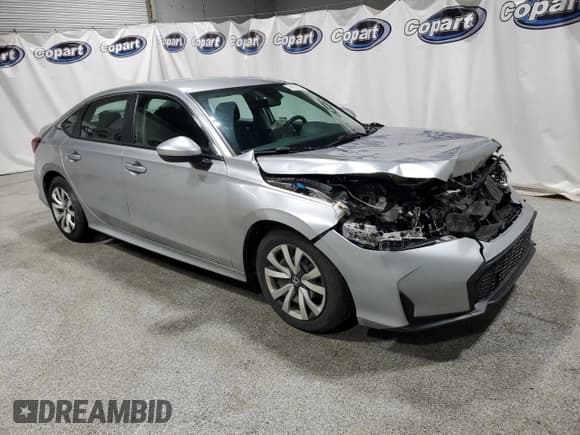 ✅ 2025 Honda Civic LX • VIN: 2HGFE2F23SH602309 • Lot: 92633305. Wystawiony na Copart z przebiegiem 10 932 mil. Bezpłatny archiwum sprzedaży aukcyjnych z USA i szczegółowy raport historii pojazdu na DreamBid. Zdjęcie 4.