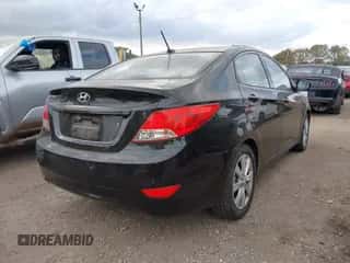 2012 Hyundai Accent GLS with VIN KMHCU4AEXCU168949, listed as a IAAI auction lot 43547021 with 140,527 mi miles and . Bid and sale history available at DreamBid. Image 4.