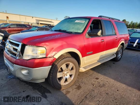 ✅ 2007 Ford Expedition Max Eddie Bauer • VIN: 1FMFK18507LA92130 • Lot: 71144405. Listed on Copart with 149,594 mi. Free auction sales archive from the USA and detailed vehicle history report at DreamBid. Image 1.