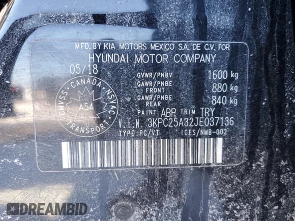 ✅ 2018 Hyundai Accent • VIN: 3KPC25A32JE037136 • Лот: 87662335. Опубликован ранее на Copart с пробегом 180 253 миль. Бесплатный доступ к архиву аукционных продаж из США и подробный отчёт об истории автомобиля на DreamBid. Изображение 13.