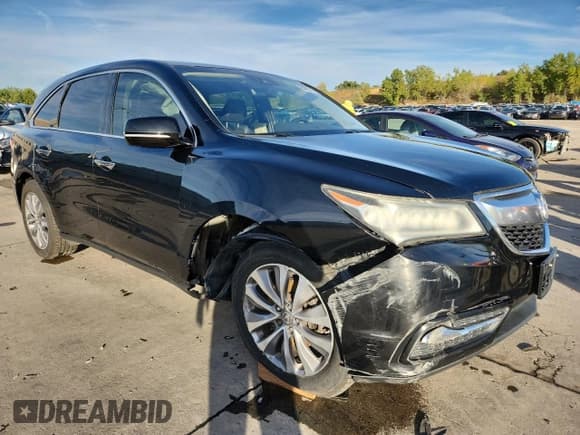 ✅ 2016 Acura MDX Technology • VIN: 5FRYD3H4XGB002039 • Лот: 84423375. Опубликован ранее на Copart с пробегом 215 105 миль. Бесплатный доступ к архиву аукционных продаж из США и подробный отчёт об истории автомобиля на DreamBid. Изображение 4.