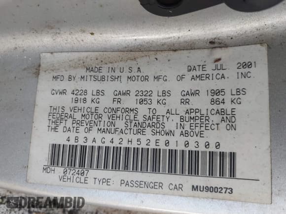 ✅ 2002 Dodge Stratus SE • VIN: 4B3AG42H52E010300 • Lot: 43594337. Wystawiony na IAAI z przebiegiem 131 531 mil. Bezpłatny archiwum sprzedaży aukcyjnych z USA i szczegółowy raport historii pojazdu na DreamBid. Zdjęcie 9.