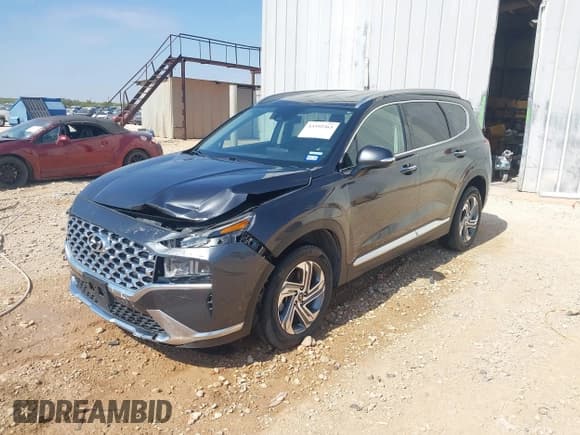 ✅ 2021 Hyundai Santa Fe SEL • VIN: 5NMS64AJ2MH309948 • Lot: 43392363. Listed on IAAI with 29,182 mi. Free auction sales archive from the USA and detailed vehicle history report at DreamBid. Image 2.