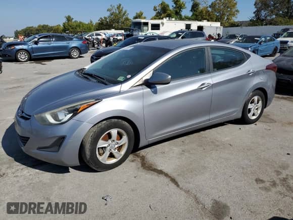2015 Hyundai Elantra Limited with VIN 5NPDH4AE5FH640518, listed as a Copart auction lot 80728275 with 151,065 mi miles and Clean title. Bid and sale history available at DreamBid. Image 1.