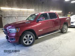 ✅ 2019 Ram 1500 Big Horn • VIN: 1C6SRFFT4KN727075 • Lot: 92864285. Listed on Copart with 110,587 mi. Free auction sales archive from the USA and detailed vehicle history report at DreamBid. Image 1.