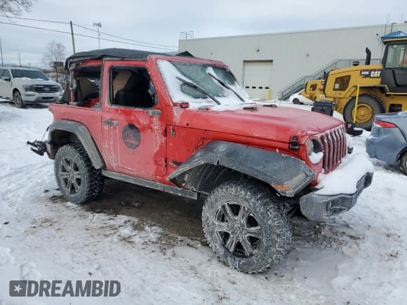 ✅ 2018 Jeep Wrangler Sport • VIN: 1C4GJXAG8JW167544 • Lot: 87440684. Listed on Copart with 139,214 mi. Free auction sales archive from the USA and detailed vehicle history report at DreamBid. Image 4.