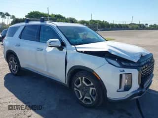 2023 Hyundai Palisade SEL с VIN KM8R44GE6PU519606, выставлен на аукционе IAAI как лот 41744800 с пробегом 22 551 миль миль и . История ставок и продаж доступна на DreamBid. Изображение 1.
