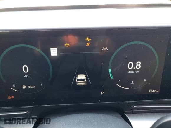 2024 Hyundai Kona Limited with VIN KM8HECA35RU118139, listed as a Copart auction lot 86302994 with 7,542 mi miles and Salvage title. Bid and sale history available at DreamBid. Image 9.