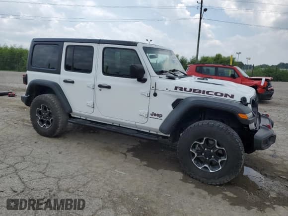 ✅ 2023 Jeep Wrangler Rubicon • VIN: 1C4HJXFG8PW635312 • Lot: 64634665. Wystawiony na Copart z przebiegiem 22 633 mil. Bezpłatny archiwum sprzedaży aukcyjnych z USA i szczegółowy raport historii pojazdu na DreamBid. Zdjęcie 4.