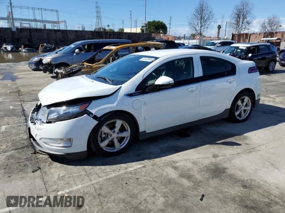 2014 Chevrolet Volt with VIN 1G1RH6E43EU125260, listed as a Copart auction lot 43132904 with 107,265 mi miles and Salvage title. Bid and sale history available at DreamBid. Image 1.
