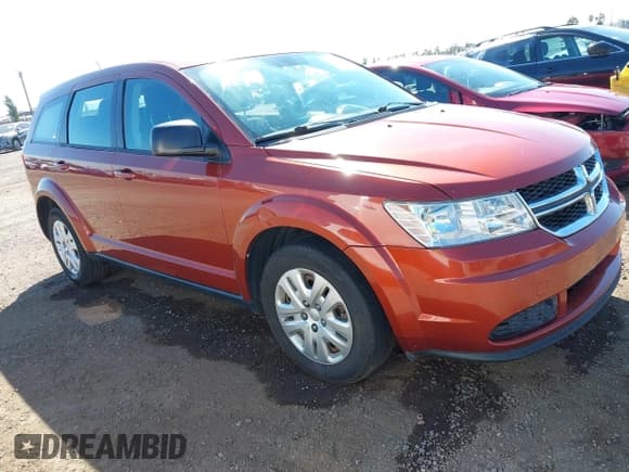 ✅ 2014 Dodge Journey SE • VIN: 3C4PDCAB2ET256638 • Lot: 43323260. Listed on IAAI with 84,994 mi. Free auction sales archive from the USA and detailed vehicle history report at DreamBid. Image 1.