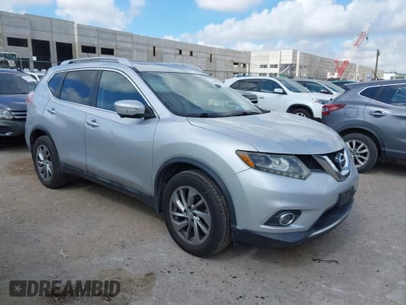 ✅ 2014 Nissan Rogue SL • VIN: 5N1AT2MV5EC855209 • Лот: 42564584. Опубликован ранее на IAAI с пробегом 182 972 миль. Бесплатный доступ к архиву аукционных продаж из США и подробный отчёт об истории автомобиля на DreamBid. Изображение 1.
