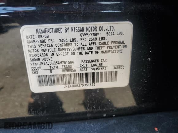 ✅ 2010 Infiniti EX Journey • VIN: JN1AJ0HR5AM751564 • Лот: 91819105. Опубликован ранее на Copart с пробегом 83 916 миль. Бесплатный доступ к архиву аукционных продаж из США и подробный отчёт об истории автомобиля на DreamBid. Изображение 12.