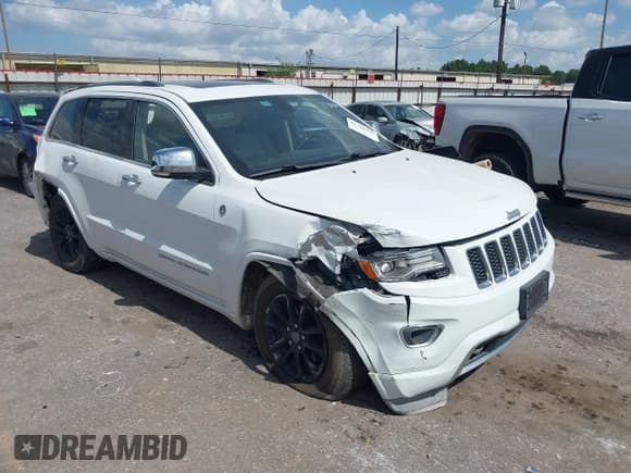 ✅ 2015 Jeep Grand Cherokee Overland • VIN: 1C4RJFCG0FC609466 • Lot: 42788433. Listed on IAAI with 155,076 mi. Free auction sales archive from the USA and detailed vehicle history report at DreamBid. Image 1.
