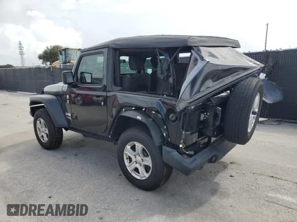 ✅ 2020 Jeep Wrangler Sport S • VIN: 1C4GJXAN3LW227974 • Lot: 85357585. Listed on Copart with 50,786 mi. Free auction sales archive from the USA and detailed vehicle history report at DreamBid. Image 2.