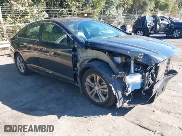 2018 Hyundai Sonata SEL z VIN 5NPE34AF8JH672402, wystawiony jako IAAI lot #43446859 z przebiegiem 78 139 mil mil oraz . Historia ofert i sprzedaży dostępna na DreamBid. Obrazek 1.