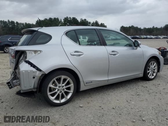 ✅ 2012 Lexus CT 200h Premium • VIN: JTHKD5BH5C2121644 • Lot: 92266875. Listed on Copart with 182,578 mi. Free auction sales archive from the USA and detailed vehicle history report at DreamBid. Image 3.