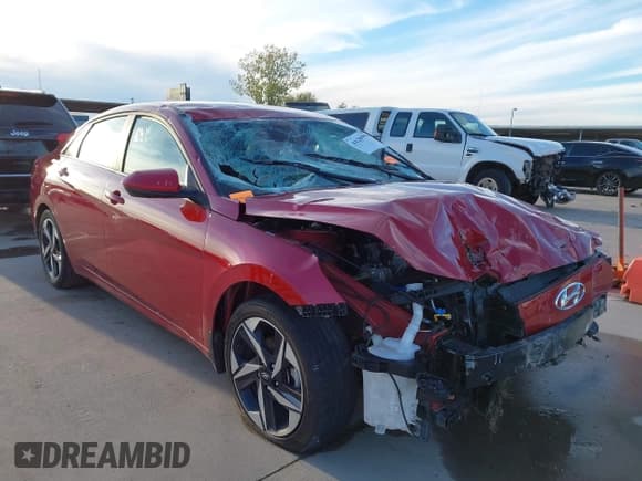 ✅ 2023 Hyundai Elantra SEL • VIN: KMHLS4AG2PU432789 • Lot: 41209555. Listed on IAAI with 24,390 mi. Free auction sales archive from the USA and detailed vehicle history report at DreamBid. Image 1.