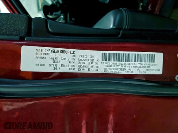 ✅ 2014 Jeep Grand Cherokee Altitude • VIN: 1C4RJFAG3EC361974 • Lot: 94955705. Wystawiony na Copart z przebiegiem 183 710 mil. Bezpłatny archiwum sprzedaży aukcyjnych z USA i szczegółowy raport historii pojazdu na DreamBid. Zdjęcie 13.