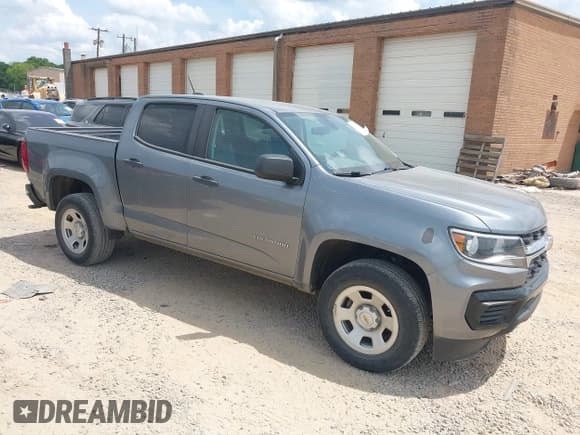 ✅ 2021 Chevrolet Colorado 2WD Work Truck • VIN: 1GCGSBEN5M1187079 • Lot: 42152738. Listed on IAAI with 50,743 mi. Free auction sales archive from the USA and detailed vehicle history report at DreamBid. Image 1.