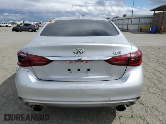 ✅ 2020 Infiniti Q50 Edition 30 • VIN: JN1EV7AP0LM206494 • Lot: 48942255. Listed on Copart with 80,630 mi. Free auction sales archive from the USA and detailed vehicle history report at DreamBid. Image 6.