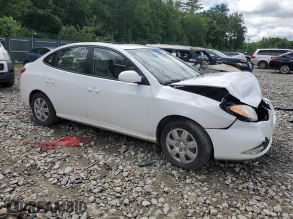 2008 Hyundai Elantra GLS with VIN KMHDU46D08U398916, listed as a Copart auction lot 60273464 with 120,709 mi miles and Salvage title. Bid and sale history available at DreamBid. Image 4.